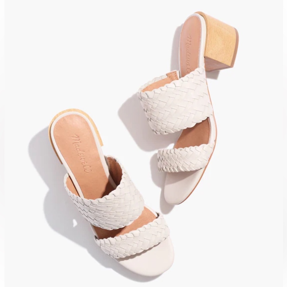 Madewell, The Kiera Mule Sandal in Woven 
Leather